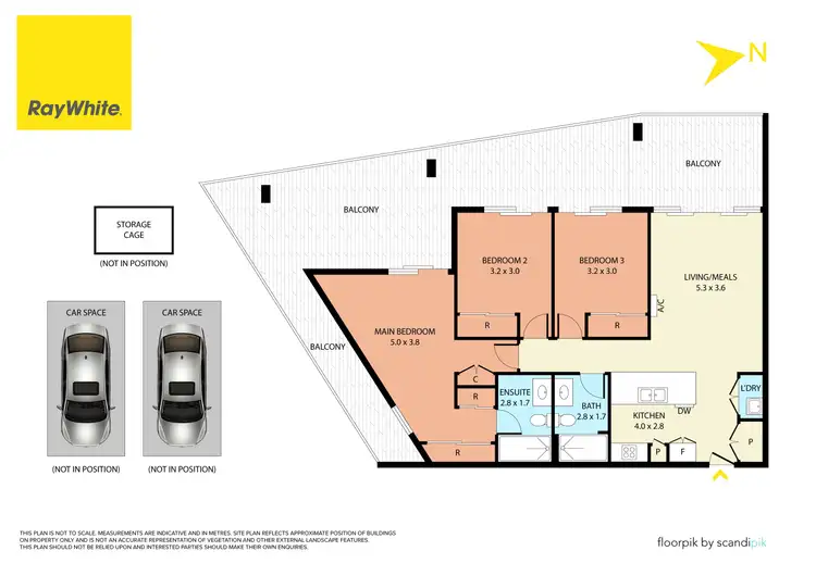 Floorplan of Homely apartment listing, 305/1 Lusher Road, Croydon VIC 3136