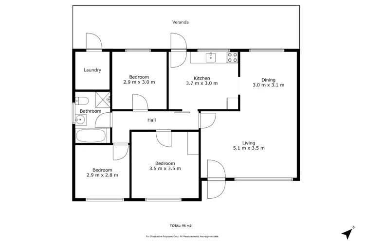 Floorplan of Homely house listing, 22 Grenache Avenue,, Modbury SA 5092