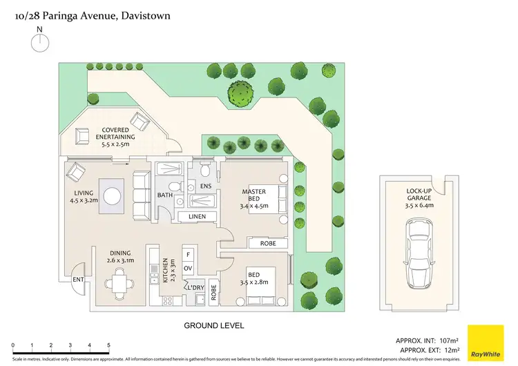 Floorplan of Homely unit listing, 10/28 Paringa Avenue, Davistown NSW 2251