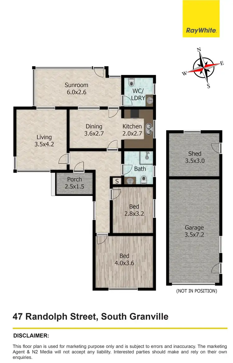 Floorplan of Homely house listing, 47 Randolph Street, Granville NSW 2142