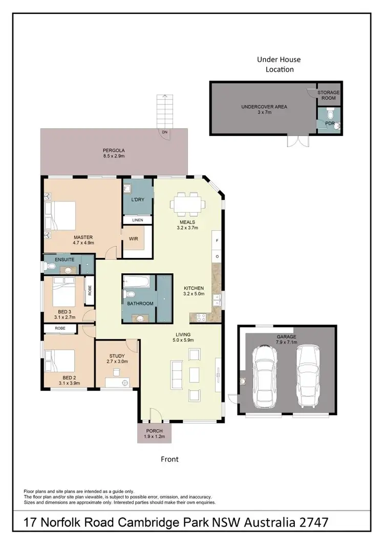 Floorplan of Homely house listing, 17 Norfolk Road, Cambridge Park NSW 2747