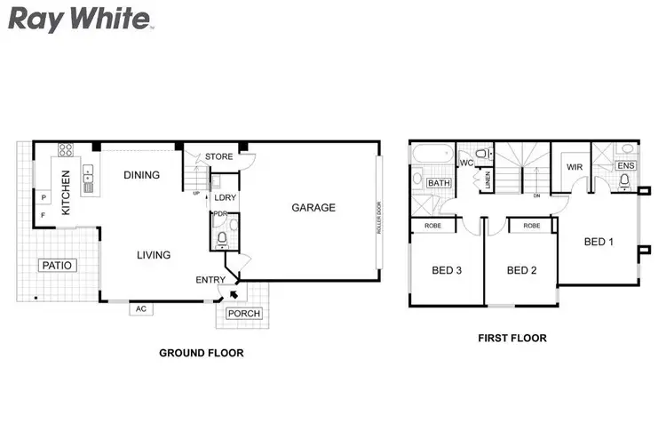 Floorplan of Homely townhouse listing, 54/50 Perkins Street, Calamvale QLD 4116
