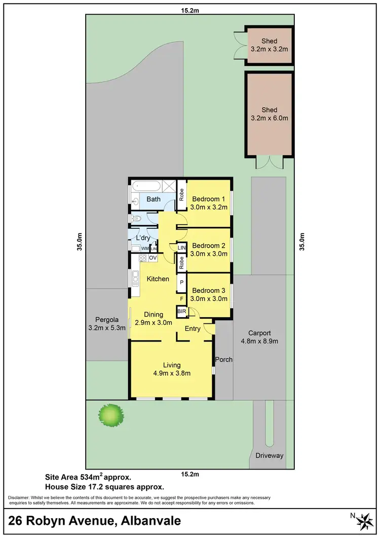 Floorplan of Homely house listing, 26 Robyn Avenue, Albanvale VIC 3021