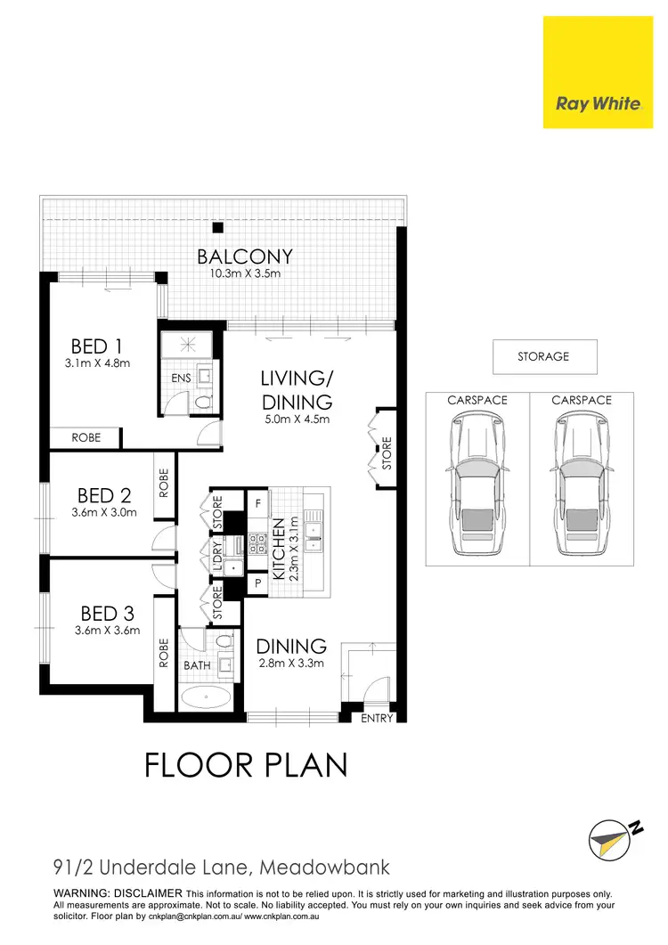 Floorplan of Homely apartment listing, 91/2 Underdale Lane, Meadowbank NSW 2114