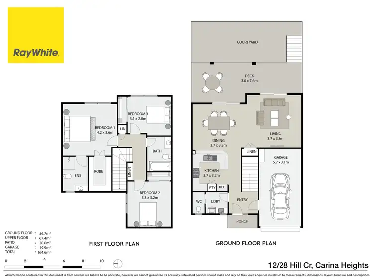 Floorplan of Homely townhouse listing, 12/28 Hill Crescent, Carina Heights QLD 4152