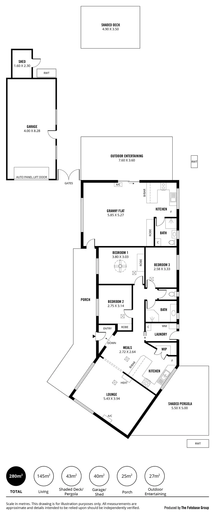 Floorplan of Homely house listing, 39 Yeelanna Avenue, Seaview Downs SA 5049