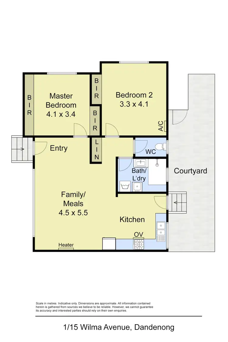 Floorplan of Homely unit listing, 1/15 Wilma Avenue, Dandenong VIC 3175