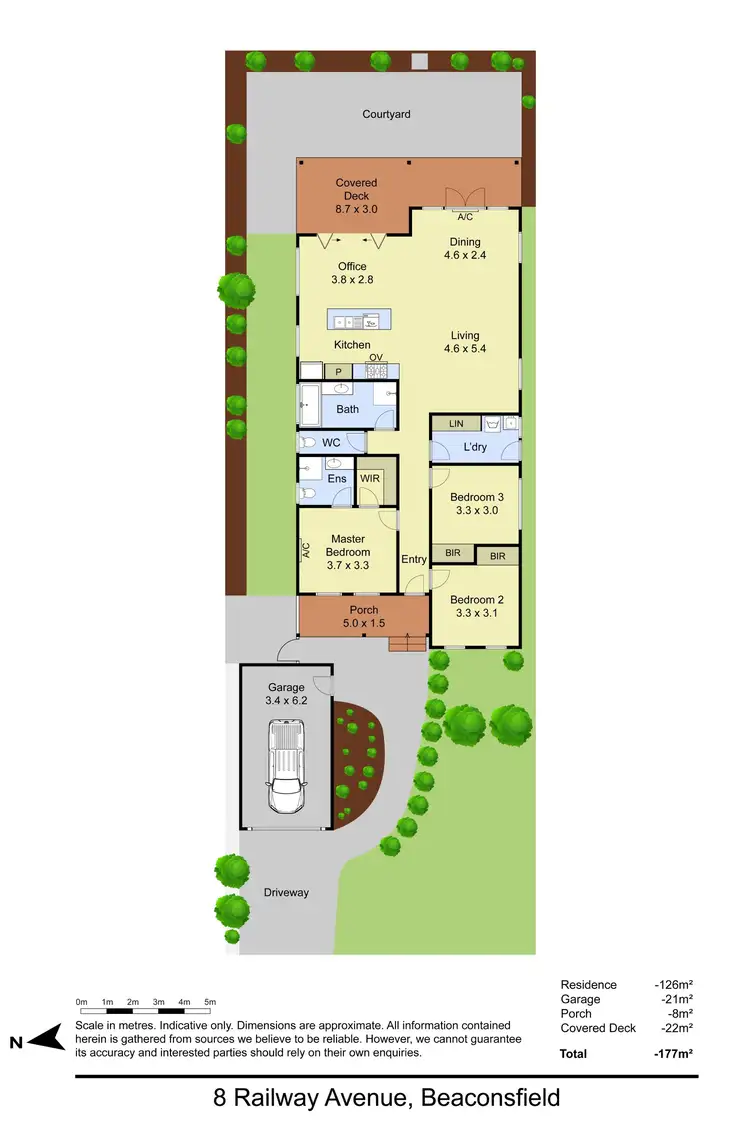 Floorplan of Homely house listing, 8 Railway Avenue, Beaconsfield VIC 3807
