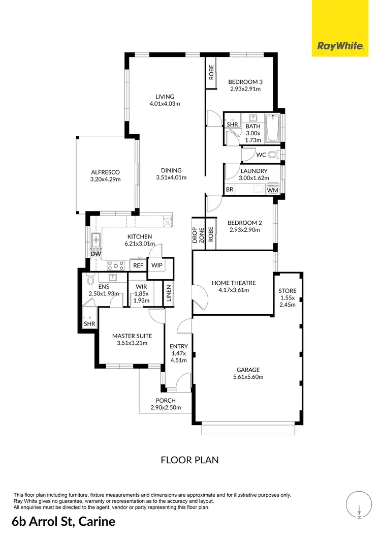 Floorplan of Homely house listing, 6B Arrol Street, Carine WA 6020
