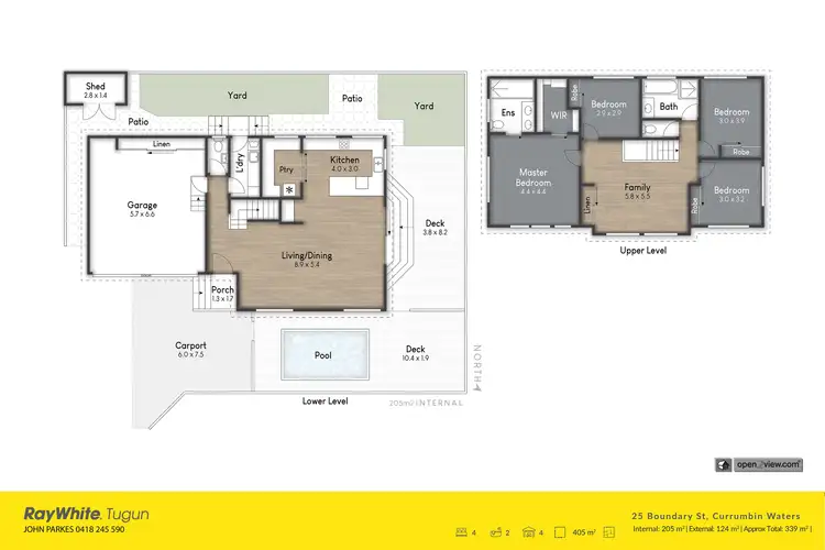 Floorplan of Homely house listing, 25 Boundary Street, Currumbin Waters QLD 4223