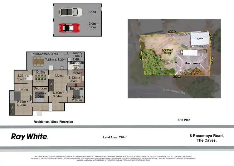Floorplan of Homely house listing, 8 Rossmoya Road, The Caves QLD 4702