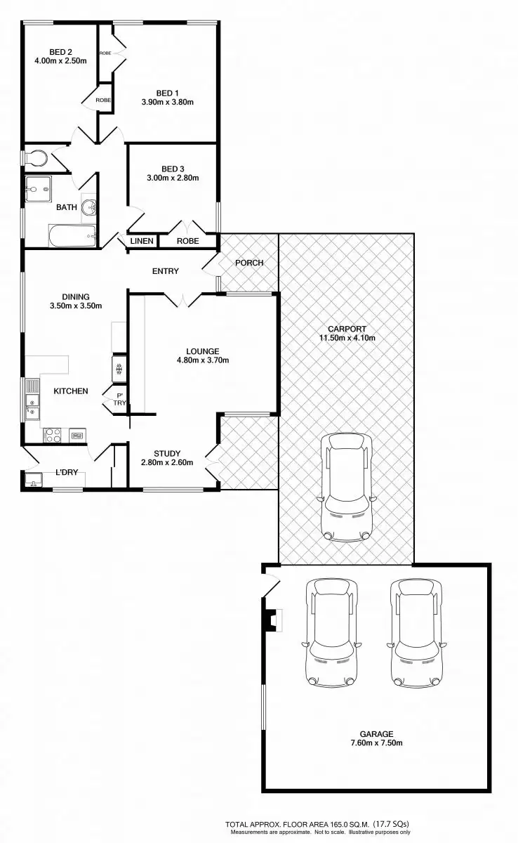 Floorplan of Homely house listing, 372 Sutherland Street, Lavington NSW 2641