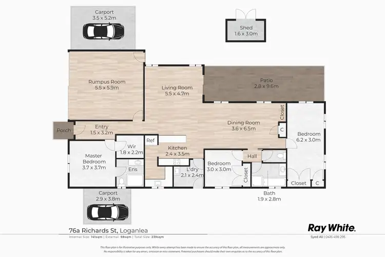 Floorplan of Homely house listing, 76A Richards Street, Loganlea QLD 4131