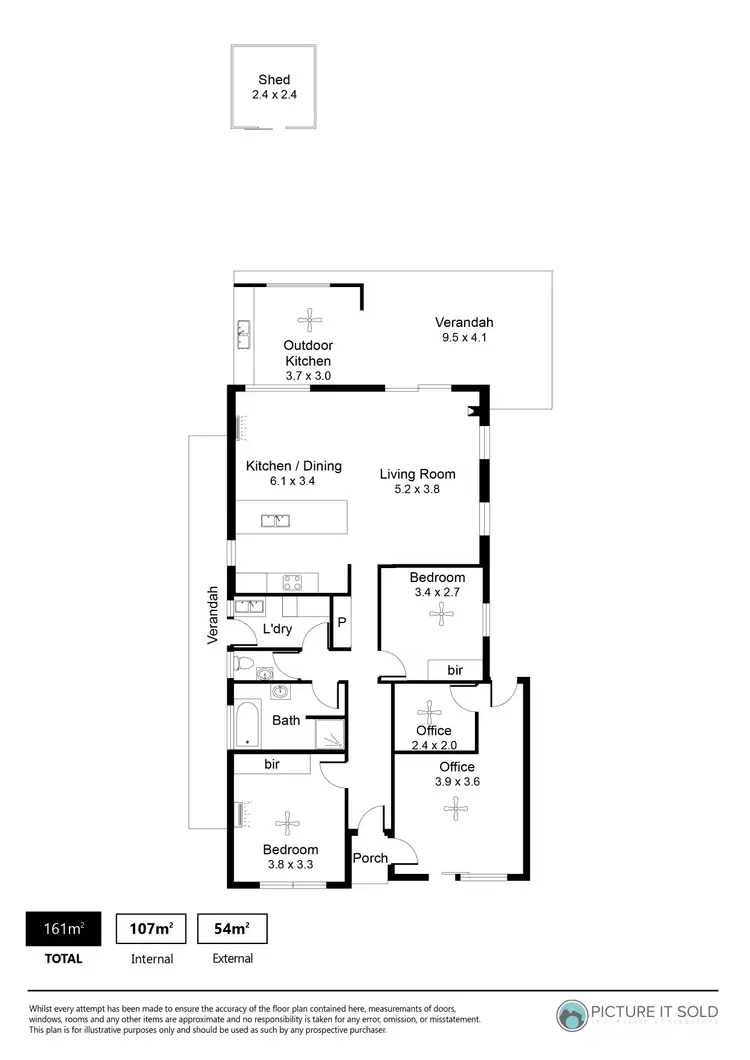 Floorplan of Homely house listing, 46 Leicester Grove, Andrews Farm SA 5114