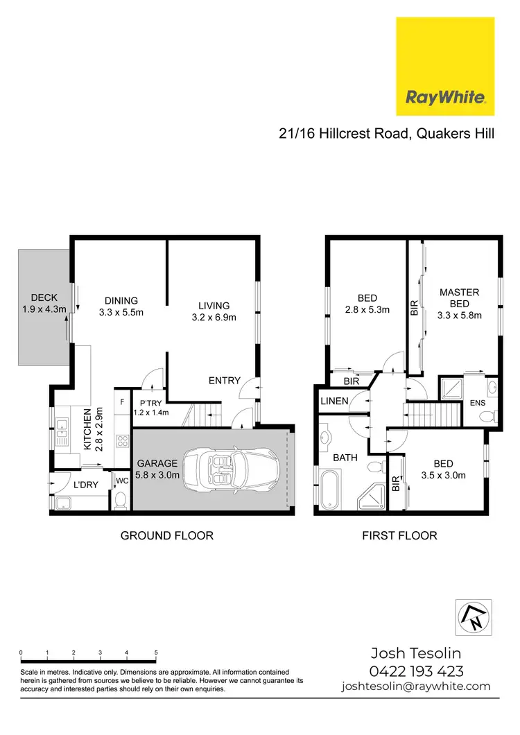 Floorplan of Homely townhouse listing, 21/16 Hillcrest Road, Quakers Hill NSW 2763