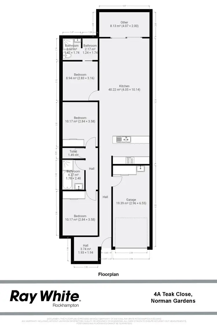 Floorplan of Homely house listing, 4A Teak Close, Norman Gardens QLD 4701