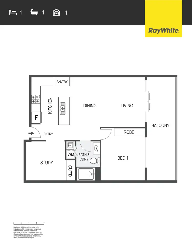 Floorplan of Homely apartment listing, 28/9 Irving Street, Phillip ACT 2606