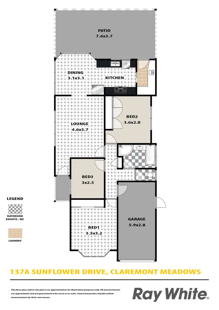 Floorplan of Homely house listing, 137A Sunflower Drive, Claremont Meadows NSW 2747