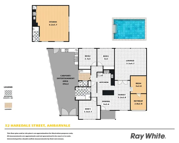 Floorplan of Homely house listing, 52 Haredale Street, Ambarvale NSW 2560