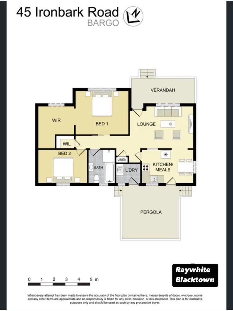 Floorplan of Homely house listing, 45 IronBark Road, Bargo NSW 2574