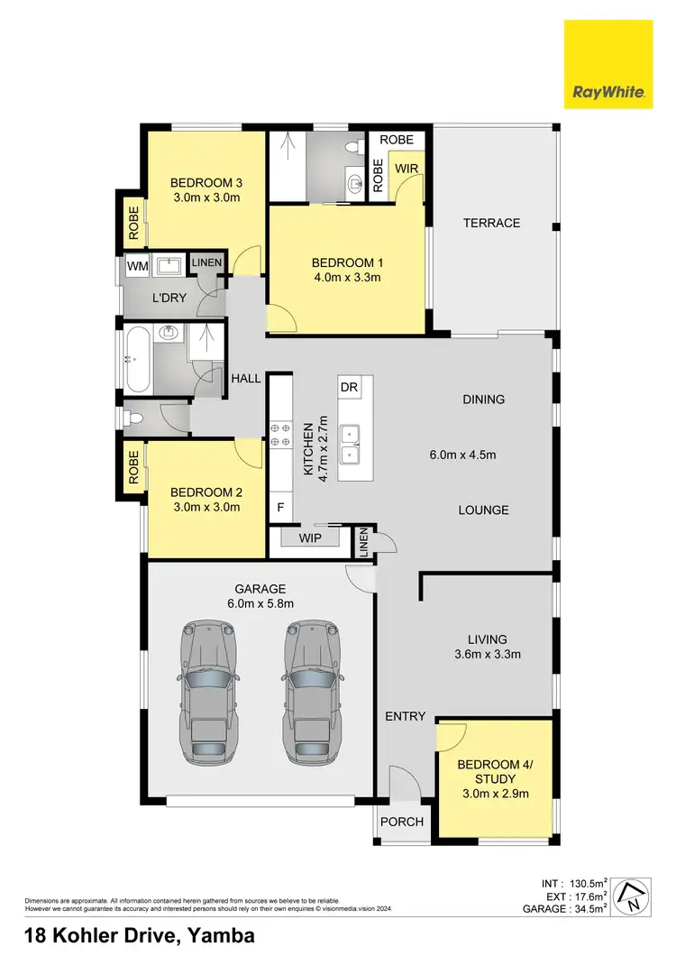 Floorplan of Homely house listing, 18 Kohler Drive, Yamba NSW 2464