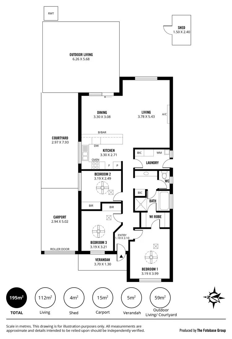 Floorplan of Homely house listing, 12 Warren Street, Angle Park SA 5010