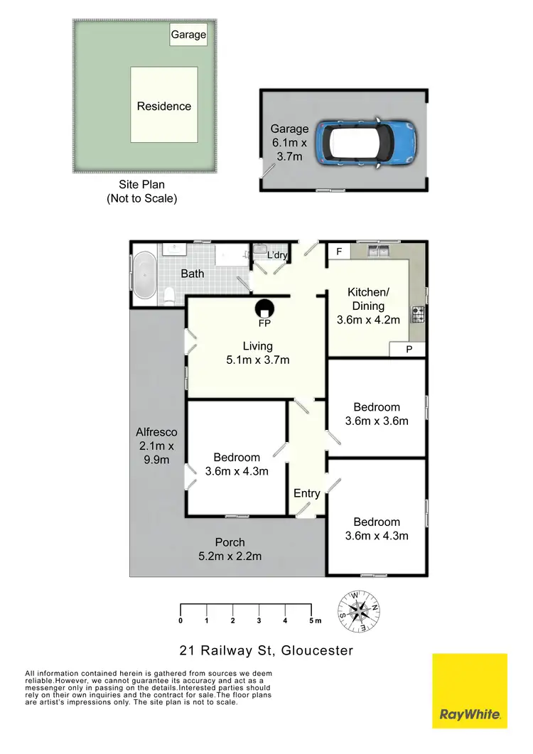 Floorplan of Homely house listing, 21 Railway Street, Gloucester NSW 2422
