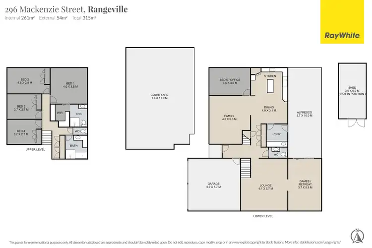 Floorplan of Homely house listing, 296 MacKenzie Street, Rangeville QLD 4350