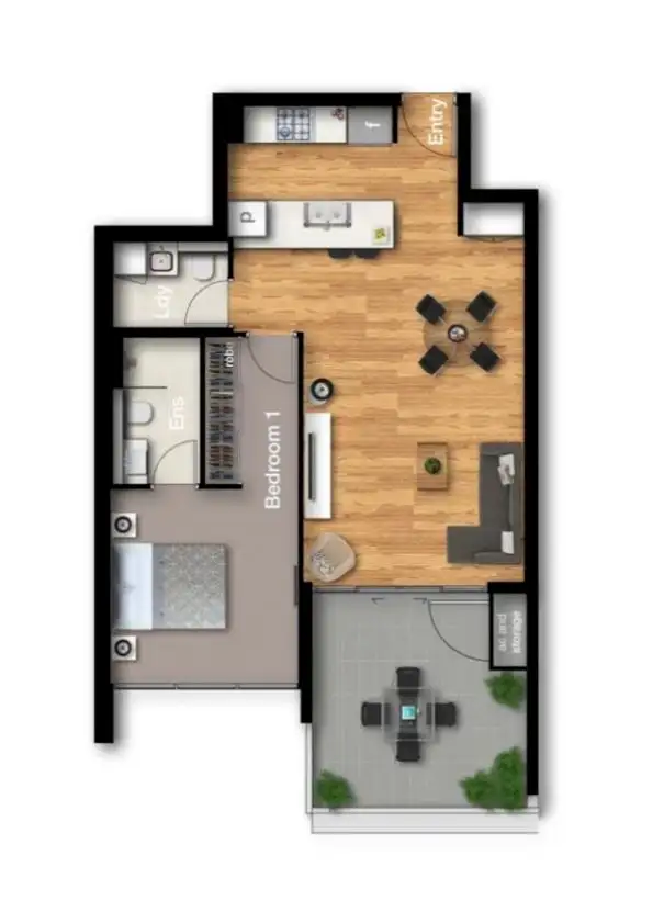 Floorplan of Homely apartment listing, 304/37 Archer Street, Toowong QLD 4066