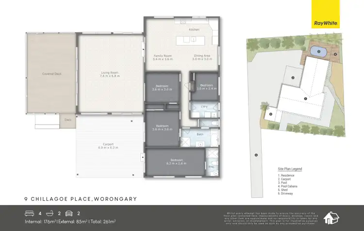 Floorplan of Homely house listing, 9 Chillagoe Place, Worongary QLD 4213