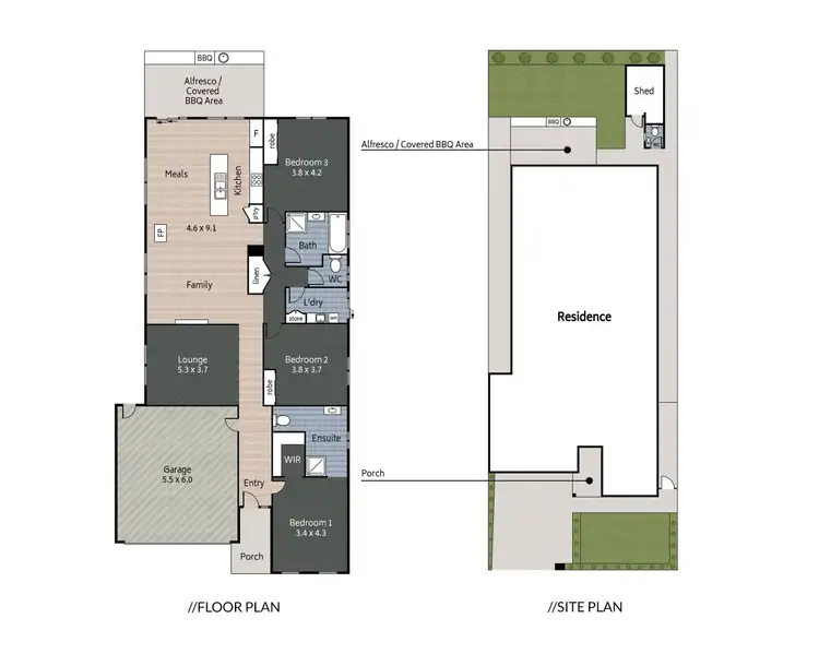 Floorplan of Homely house listing, 42 Buckland Hill Drive, Wallan VIC 3756