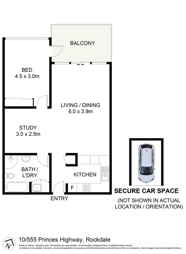 Floorplan of Homely apartment listing, 10/555 Princes Highway, Rockdale NSW 2216
