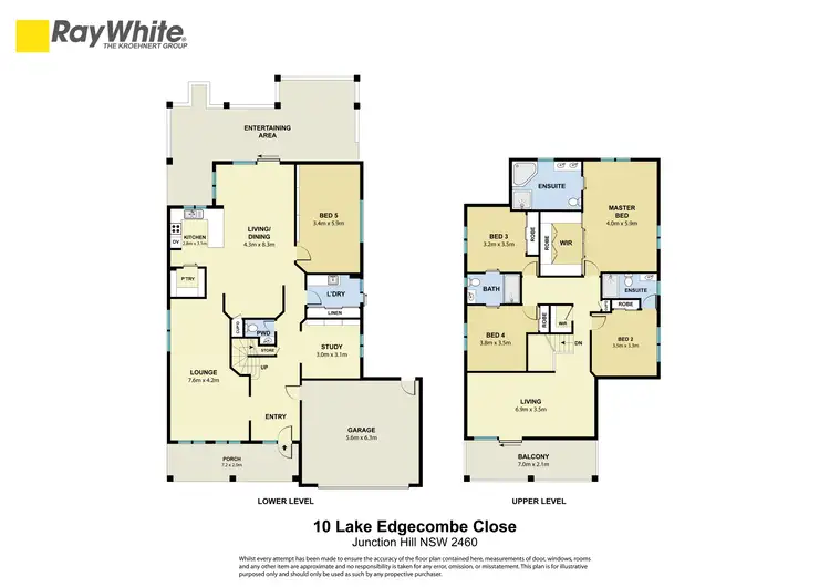 Floorplan of Homely house listing, 10 Lake Edgecombe Close, Junction Hill NSW 2460