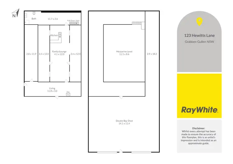 Floorplan of Homely house listing, 123 Hewitts Lane, Crookwell NSW 2583
