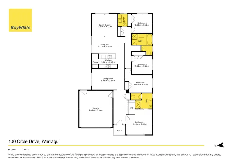 Floorplan of Homely house listing, 100 Crole Drive, Warragul VIC 3820