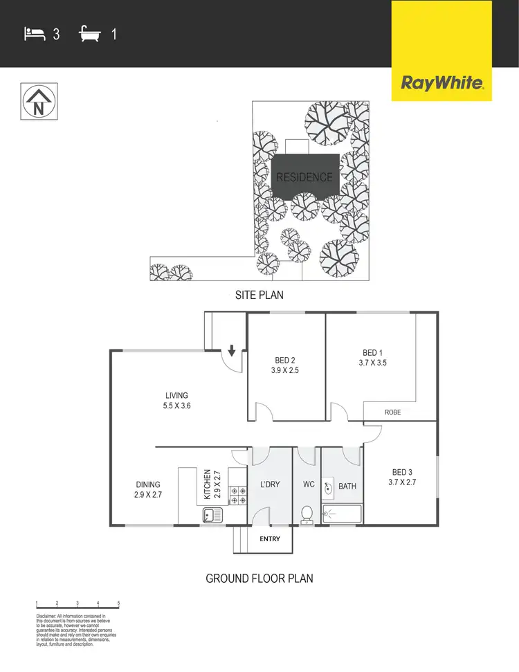 Floorplan of Homely house listing, 4 Lelta Place, Giralang ACT 2617