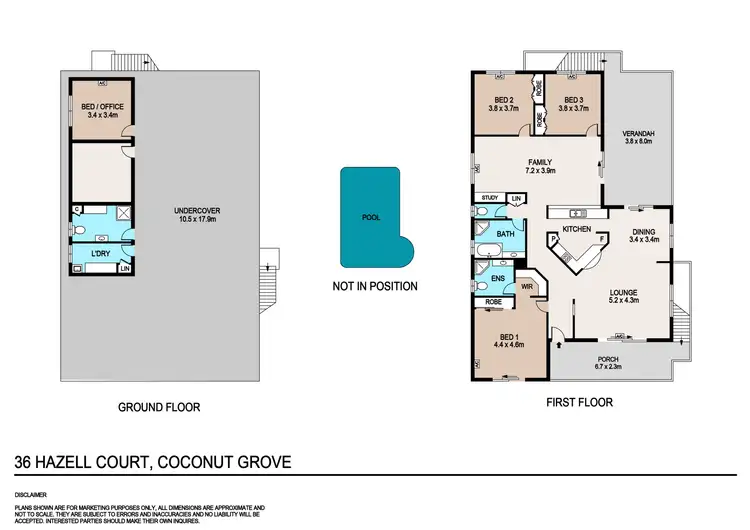 Floorplan of Homely house listing, 36 Hazell Court, Coconut Grove NT 810