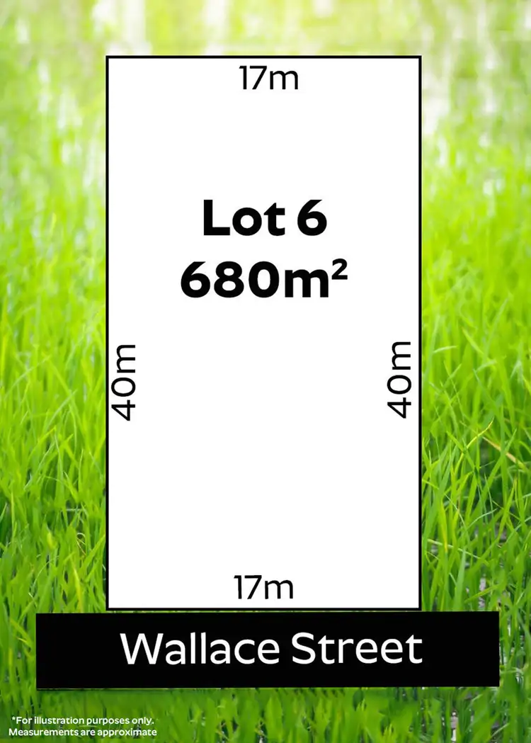 Floorplan of Homely land listing, 6 Wallace Street, Hindmarsh Island SA 5214