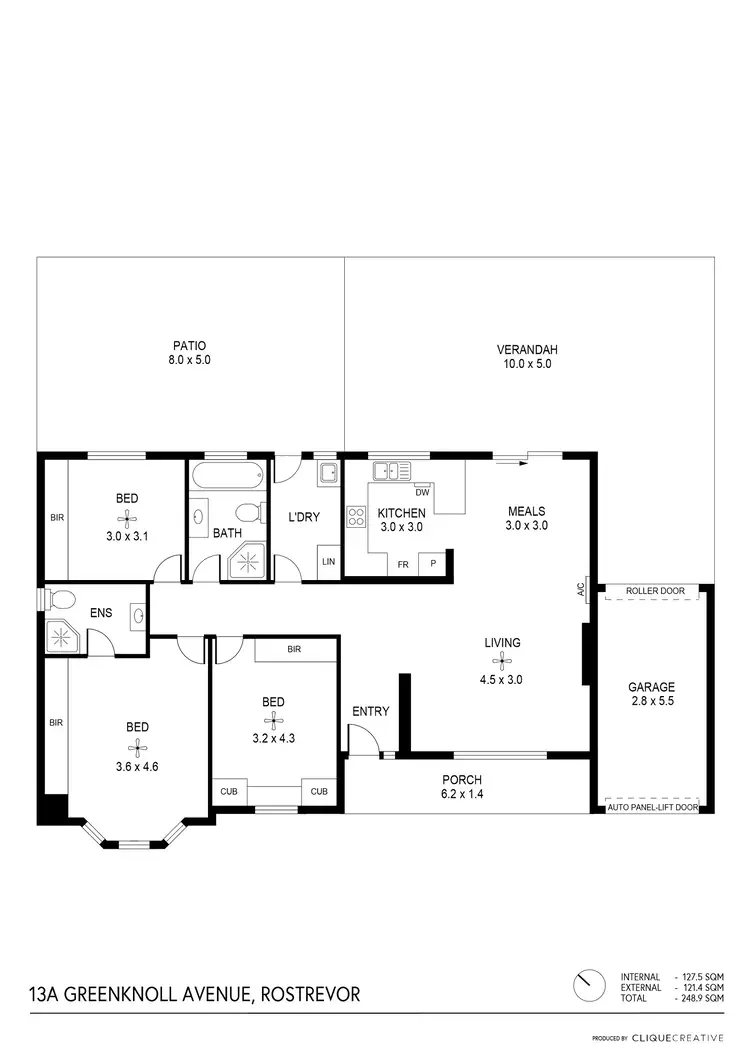 Floorplan of Homely house listing, 13A Greenknoll Avenue, Rostrevor SA 5073