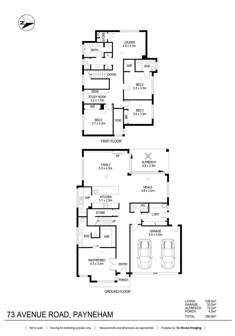 Floorplan of Homely house listing, 73A Avenue Road, Payneham SA 5070