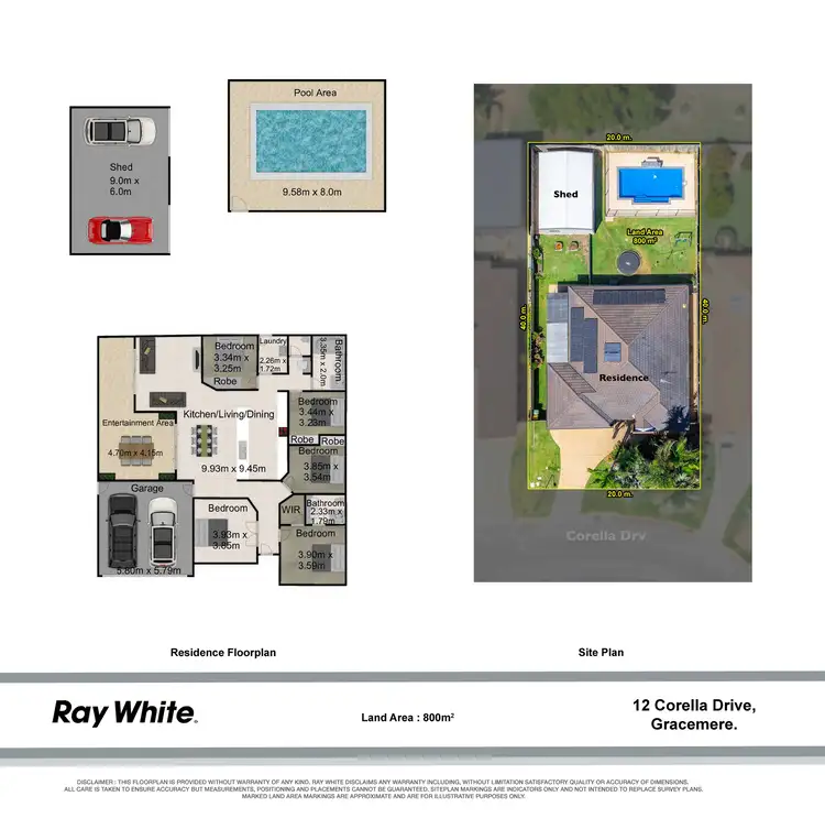 Floorplan of Homely house listing, 12 Corella Drive, Gracemere QLD 4702