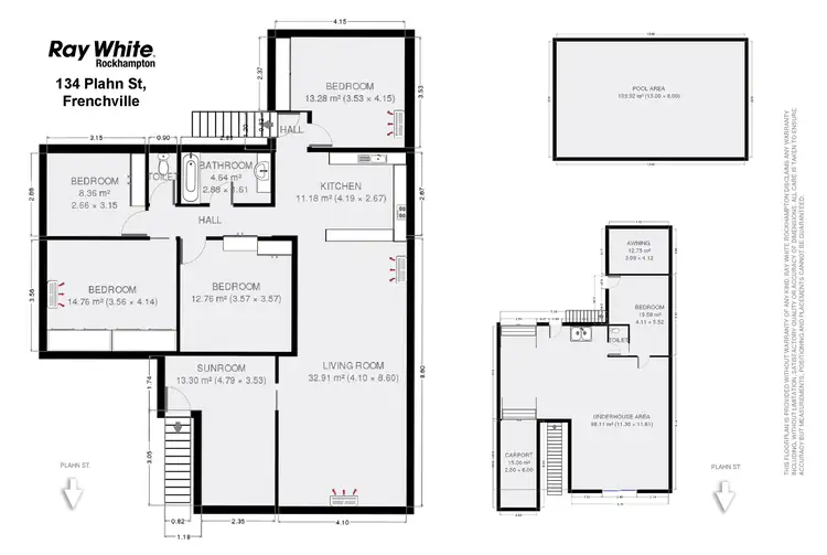 Floorplan of Homely house listing, 134 Plahn Street, Frenchville QLD 4701