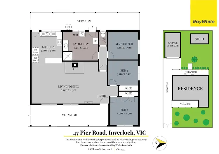 Floorplan of Homely house listing, 47 Pier Road, Inverloch VIC 3996