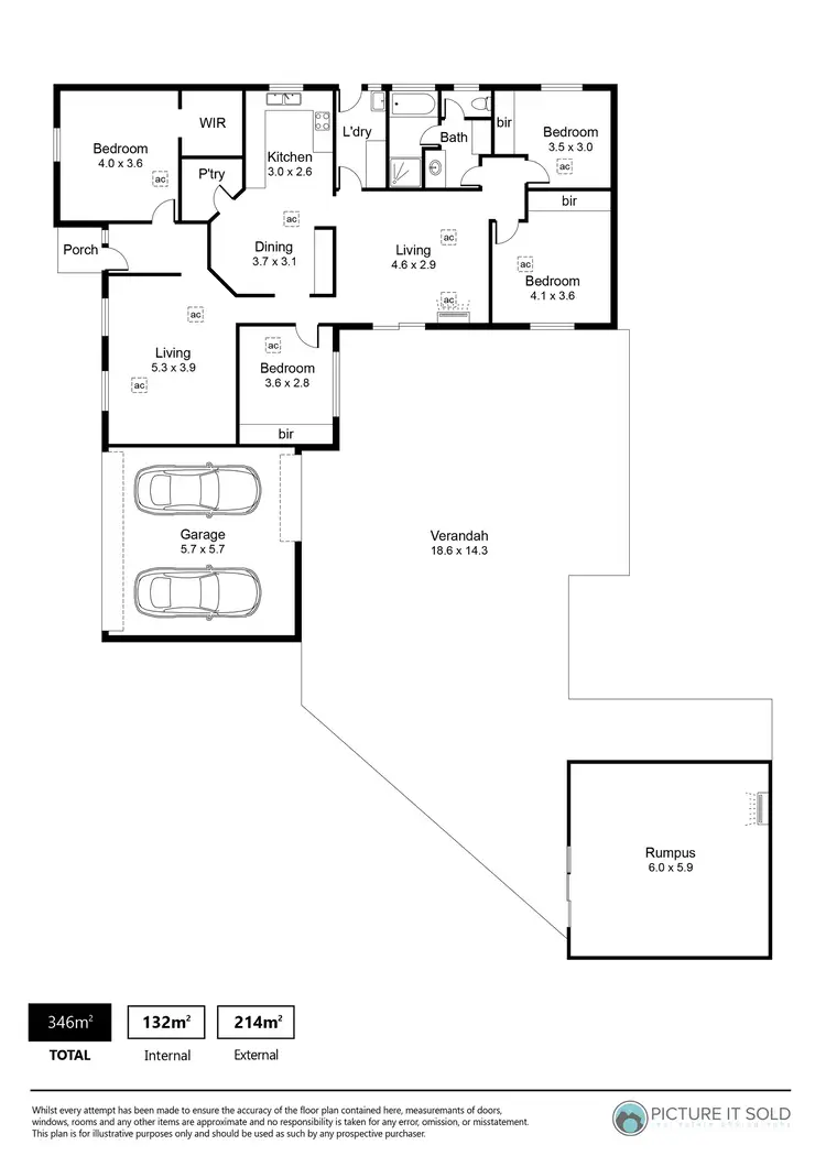 Floorplan of Homely house listing, 10 Greenfields Close, Andrews Farm SA 5114