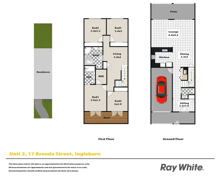 Floorplan of Homely house listing, 2/17 Brenda Street, Ingleburn NSW 2565