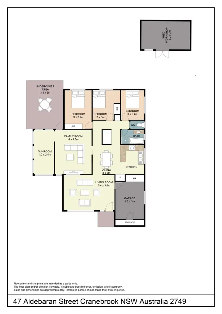 Floorplan of Homely house listing, 47 Aldebaran Street, Cranebrook NSW 2749