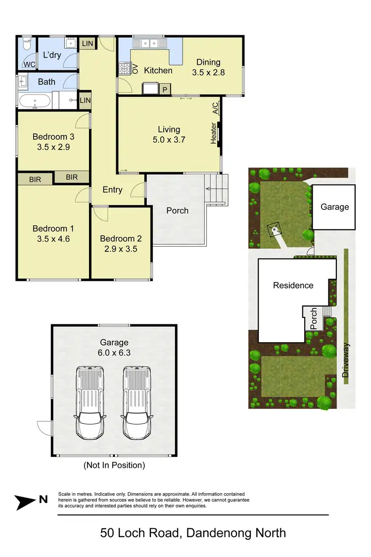 Floorplan of Homely house listing, 50 Loch Road, Dandenong North VIC 3175