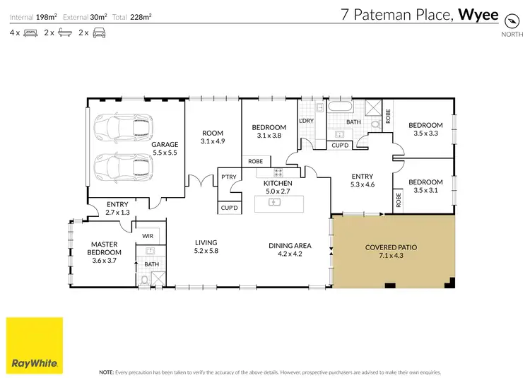 Floorplan of Homely house listing, 7 Pateman Place, Wyee NSW 2259