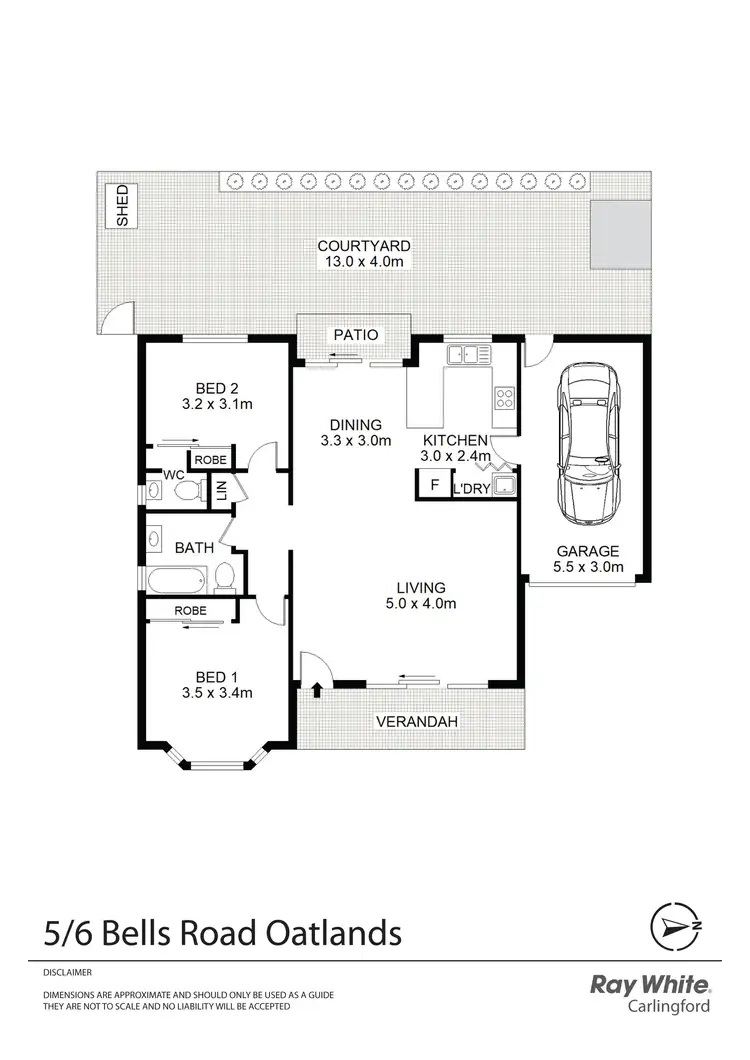 Floorplan of Homely villa listing, 5/6 Bells Road, Oatlands NSW 2117