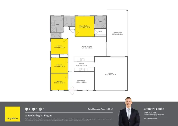 Floorplan of Homely house listing, 41 Sanderling Street, Taigum QLD 4018